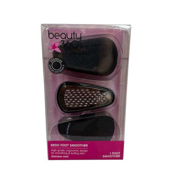 NEW Ergo Foot Smoother for Smoothing and Buffing Skin by Beauty 360 Pedicure - Picture 1 of 6